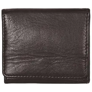 Leatherman Fashion LMN Genuine Leather Unisex Black Coin Case 371_23 (1 Pocket)