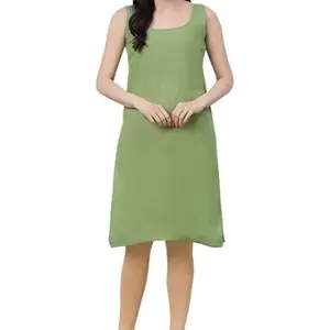 Women's Cotton Long Camisole for Kurti,Suit Full Slips Inner wear Petticoat Sleeveless for Girls Summer Top