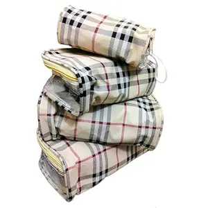 Set of 4 Toiletry Pouch Multipurpose Transparent Travel(Multi-Color)