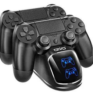 Oivo Dual Charging Dock For Ps4 Wireless Controller, Store & Charger Controller Ps4/Slim/Pro For Cellular Phones (Black)