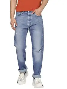 Levi's Men's 501 Regular Fit Mid Rise Jeans