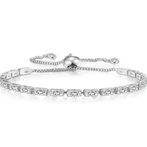 Visit the Nilu's Collection Store Nilu's Collection Stylish Cubic Zirconia American Diamond Adjustable Bracelet For Women & Girls Bracelet, Gift for Her