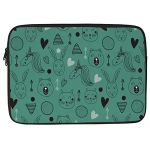 Crazyify Toys Printed Laptop Sleeve/Laptop Case Cover/Laptop Bag 15 inch with Shockproof & Waterproof Linen On All Inner Sides | MacBook/Laptop Sleeve for Men & Women