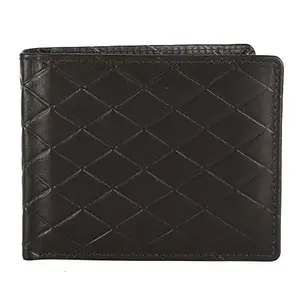 Leather Junction Stylish Black Leather Wallet for Men RFID Blocking (14806000)