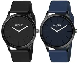 Visit the Matrix Store Matrix Fusion Minimalist Dial with 2 Hands Design & Softest Silicone Strap