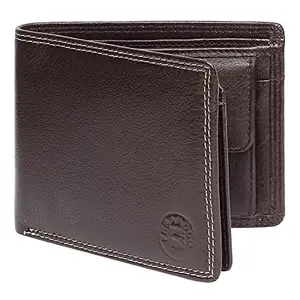 FRSANDCO Mens Genuine Leather Wallet