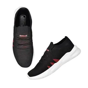 Unistar Men's Sport Shoes for Running, Walking, Jogging & Gym Tranning | Lightweight Comfortable Memory Foam Insole (Black)
