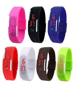 S S TRADERS SS Sports LED Bracelet multi-colour Dial Girl's/Boy's/Men's/Women's Watch--(SSTRADERER)