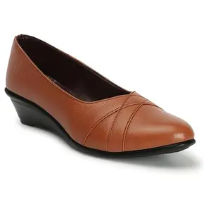 FASHIMO Women's Synthetic Slip-On Bellies| Office |Formal|Party Occasions DNNPM212-Tan-36
