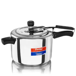Prestige Nakshatra Essential Svachh Stainless Steel Pressure Cookers(5L, Tri-Ply Bottom, Inner Lid)