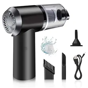 Mini 2 in 1 Car Vacuum Cleaner 120W High-Power Handheld Wireless Vacuum Cleaner Home Car Dual-use USB Rechargeable