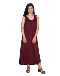 Full Nighty Slips for Womens and Girls for Everyday Sleepwear 1.(PN)