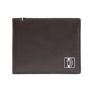 TOMMY HILFIGER Wallet of Men, Brown-Regular, Hyde | Wallet for Men Leather Original