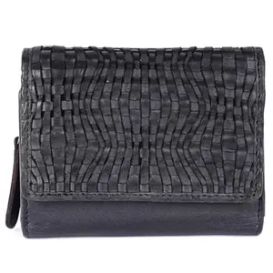 VILENCA HOLLAND Premium Genuine Leather Women's Wallet: RFID Blocking, Multiple Card Slots, Zipper Pocket - Stylish & Durable - Perfect for Everyday Use (VL-408) (Grey)