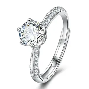 MYKI Handsome & Beautiful Solitaire Cubic Zircon Ring For Women & Girls