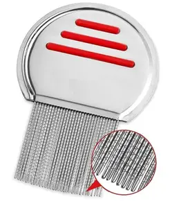 New Lice Comb For Women And Kids Stainless Steel Lice Terminator Fine Egg Nit Lice Egg Removal Comb For Women and men