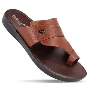 WALKAROO PLUS Soft Cushion Sandals For Men|Lightweight and Comfortable|WE1340 - Brown