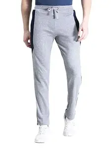 CROCODILE Men Solid Slim Fit Track Pant | Mid Rise | Drawstring Waist | Regular Length | Casual Sports Lounge Bottomwear