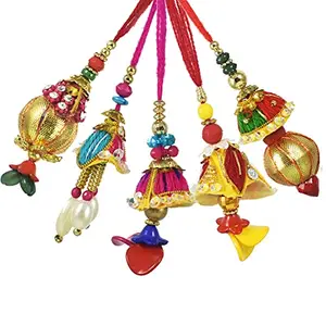 Partunay Set Of 5 Bangle Chuda Rakhi For Bhabhi Sister Bhabhi Bangle Hanging Chuda Rakhi Set