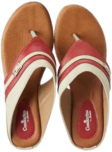 Bata Women Nile-Comfort-Aw18 Red Flip Flops-7 (6715058)