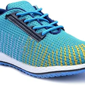 AADI Men's Blue Mesh Running Sports Shoes