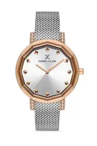 Daniel Klein Analog Silver Dial Women's Watch-DK.1.13235-3