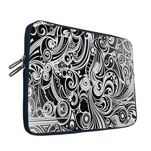 TheSkinMantra Ying Yang Pattern Chain Laptop Sleeve Bag Compatible for Screen Size 11.1 inches Laptop/All Ipad Models Including 12.9