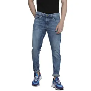 Brand: The Indian Garage Co The Indian Garage Co Men Slim Fit Solid Mid-Rise Stretchable Jeans