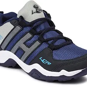 LANCER Mens INDUS-215 Navy/Grey Running Shoe - 9 UK (INDUS-215NBL-LGR-43)