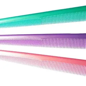 SBWC Comb Collection Multi Colour Multi Collection Comb For Multipurpose - Small Comb, Barber Comb, Long Tail Comb, Round Comb, Pocket comb, Lice Comb, Combo Combs (Regular comb pack of 6)