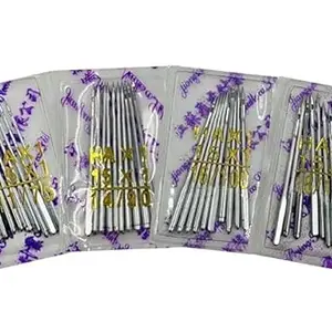 pmw - Sewing Machine Needles Set, Automatic Machine Compatible, Size 11-18, 40 Pieces