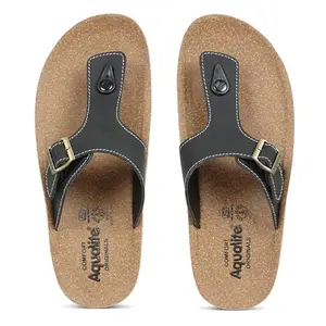 Aqualite Men PG-111 Slipper, Beige/Black, 6 UK/India