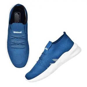 Unistar Men's Sport Shoes for Running, Walking, Jogging & Gym Tranning | Lightweight Comfortable Memory Foam Insole (Teal Blue)