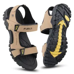 FUEL Sandals & Floaters for Mens & Boys Comfortable & Lightweight Dailywear, Anti-Skid Flexible & Breathable for Running, Walking Stylish Casual Sandal for Outdoor Footwear For Gents (KROX-01)