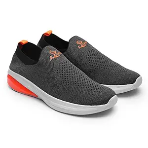 Lancer Mens DRAGON-41 Grey Running Shoe - 10 UK (DRAGON-41MID-GRY-10)