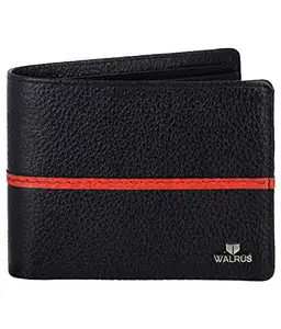 Walrus Newton Black Color Men Leather Wallet-WW-NWT-02