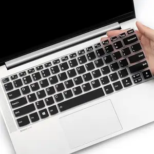 OJOS Keyboard Cover Skin for Lenovo Flex 5 5i 14" 2-in-1 Laptop, Idepad S540 14 inch, Lenovo Yoga 5i 7i 9i 14, IdeaPad Slim 5i 7i 9i Pro 14", ThinkBook 14 G2 G3 G4, ThinkBook 14s 14p Yoga 14", Black