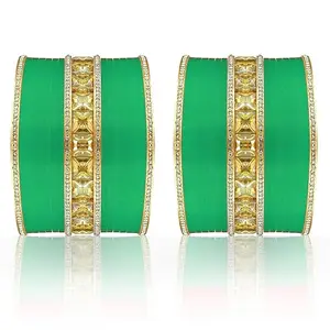 BANGLESKART Bridal Punjabi Chuda Bangle Set for Wedding, Anniversary, Party and Casual Wear (1 Pair)