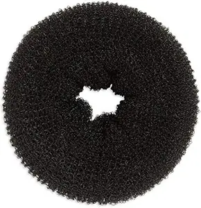VSAKSH Pack of 1 Easily Use Hair Bun Shaper Maker Ring - Black, Medium size