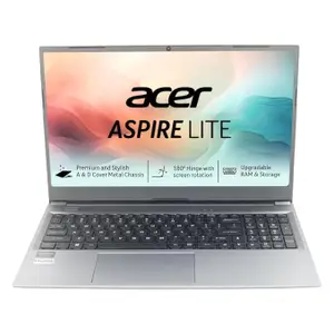 Acer Aspire Lite AMD Ryzen 3 5300U Premium Thin and Light (Windows 11 Home/16GB RAM/512 GB SSD) AL15-41 with 39.62 cm (15.6") Full HD Display, Metal Body, 1.6 KG