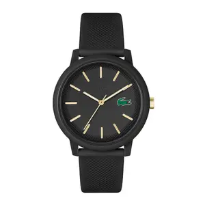 Visit the Lacoste Store Lacoste Lacoste.12.12 Quartz Black Round Dial Men's Watch - 2011233