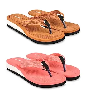 Slippers for women Soft Rubber Chappal Hawai slippers for girls pack of 2