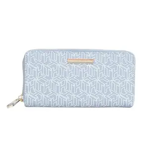 Tommy Hilfiger Karoline Women Zip Around Wallet - Sky Blue, No. of Card Slot : 8