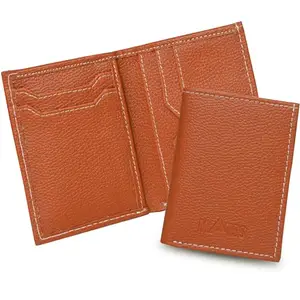 MATSS Faux Leather Orange Credit | Debit | ATM Card Holder | Card Case | Wallet for Men & Women
