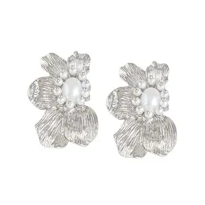SOHI Rhinestone Drop Earrings For Women & Girls | Jewellery For Women | Light Weight Earrings |Push Closure | Modern | Statement | Artificial Earrings For Women | Western Earrings (4794)