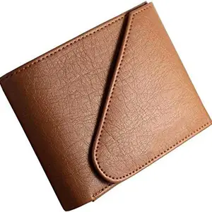 WildHawk Uzfar Men's Leather Wallet (Tan)