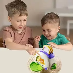 Mann Mart‚Fun Kids' Pretend Play Toaster ‚¨ Realistic Kitchen Toy for Imaginative Role Play & Early Development