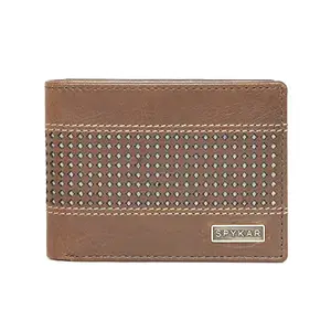 Spykar Brown Leather Wallet for Men