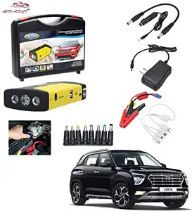 AUTOADDICT Auto Addict Car Jump Starter Kit Portable Multi-Function 50800MAH Car Jumper Booster,Mobile Phone,Laptop Charger with Hammer and seat Belt Cutter for Creta New 2020