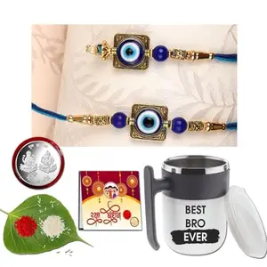 Anshri Rakhi with Mug, Rakhi for Brother, Rakhi Combo,Rakhi with Gift Mug,Rakhi Set,Degine Mug 0022